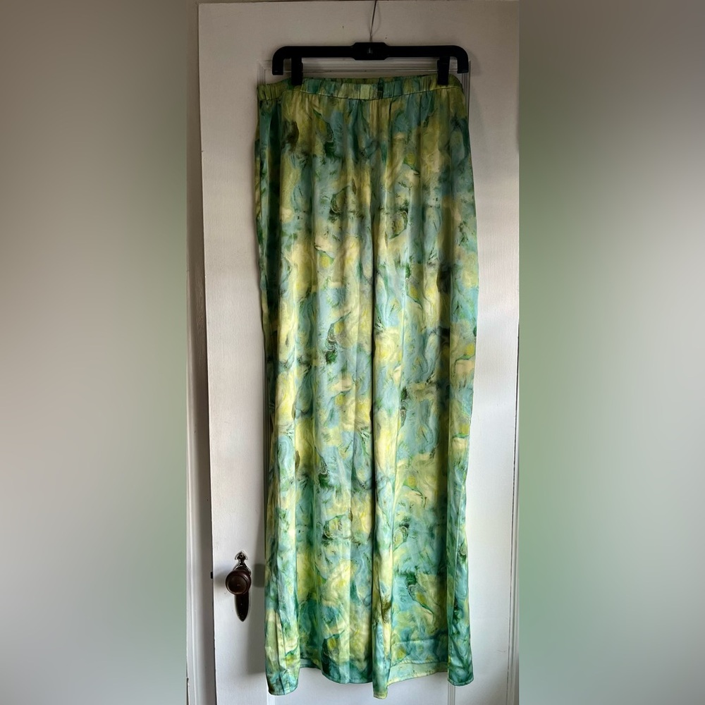 12th Tribe Multicolor Wide Leg Pants NWOT